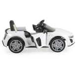 BO Audi R8 Spyder elektromos autó 105cm FEHÉR