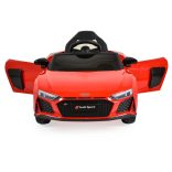 BO Audi R8 Spyder elektromos autó 105cm PIROS