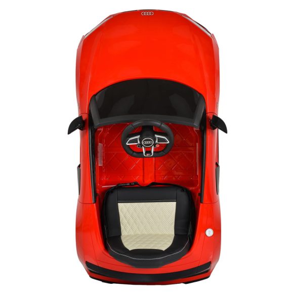 BO Audi R8 Spyder elektromos autó 105cm PIROS
