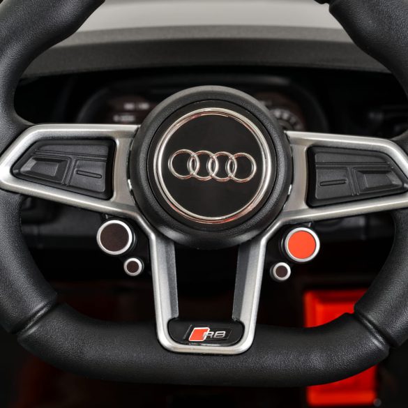 BO Audi R8 Spyder elektromos autó 105cm FEKETE