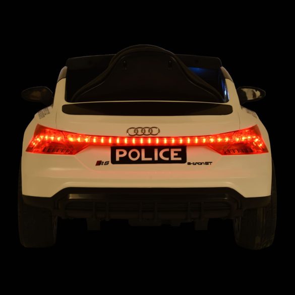 Audi RS e-tron 717 Police elektromos autó rendőrségi FEHÉR