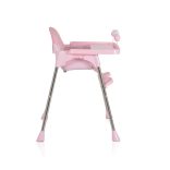 CENTURY etetőszék műanyag játékhíddal PINK