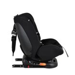 i-MAXX autós ülés,  isofix, forgatható, 2 plüss+párna 40-150cm FEKETE