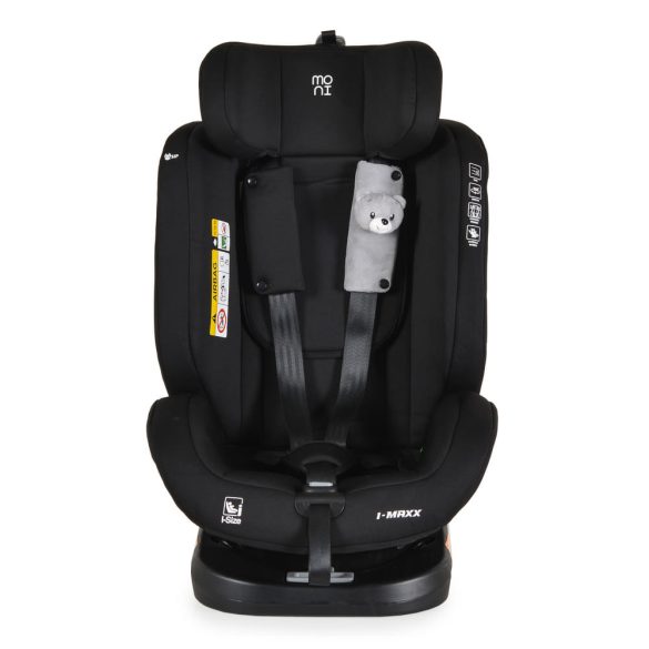 i-MAXX autós ülés,  isofix, forgatható, 2 plüss+párna 40-150cm SZÜRKE