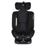 i-MAXX autós ülés,  isofix, forgatható, 2 plüss+párna 40-150cm SZÜRKE