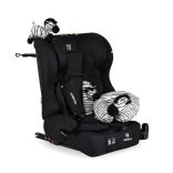 SECURITY autós ülés belső övvel, isofix, ajándék 2plüss+párna 76-150cm FEKETE