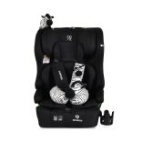 SECURITY autós ülés belső övvel, isofix, ajándék 2plüss+párna 76-150cm FEKETE