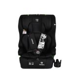 SECURITY autós ülés belső övvel, isofix, ajándék 2plüss+párna 76-150cm FEKETE