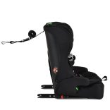 SECURITY autós ülés belső övvel, isofix, ajándék 2plüss+párna 76-150cm FEKETE