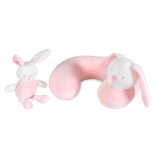SECURITY autós ülés belső övvel, isofix, ajándék 2plüss+párna 76-150cm PINK