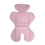 SECURITY autós ülés belső övvel, isofix, ajándék 2plüss+párna 76-150cm PINK