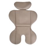 ROCK autós ülés 76-150cm, 2játékkal, pohártartó, belső öv, isofix nélkül BÉZS