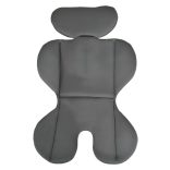 ROCK autós ülés 76-150cm, 2játékkal, pohártartó, belső öv, isofix nélkül SZÜRKE