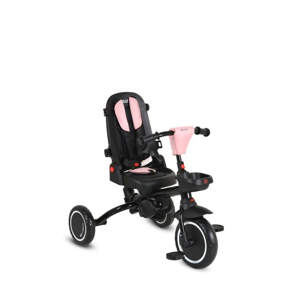 CRUZ tricikli napfénytetővel, összecsukható PINK