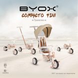 COMPACTO ÚJ 3IN1 tricikli multifunkciós, futóbiciklivé alakítható BÉZS