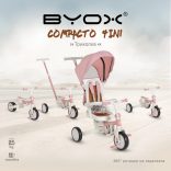 COMPACTO ÚJ 3IN1 tricikli multifunkciós, futóbiciklivé alakítható PINK