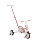 COMPACTO ÚJ 3IN1 tricikli multifunkciós, futóbiciklivé alakítható PINK