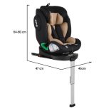LEGEND autós ülés 40-150cm támasztólábbal BÉZS