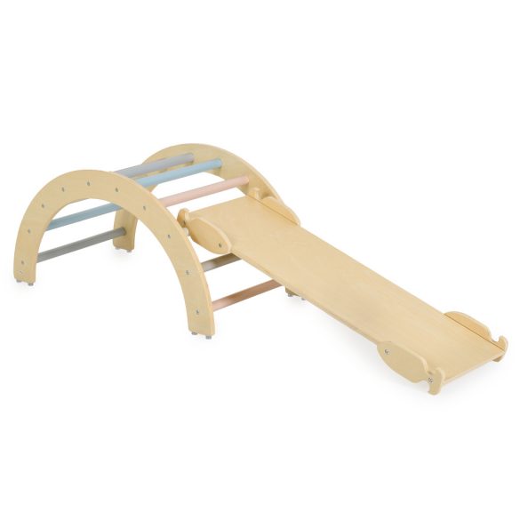 PIKLER fa mászóka 3in1 rámpával, létrával, híddal