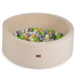 LABDAMEDENCE 90 cm 200db 5,5cm ZÖLD labdával BÉZS