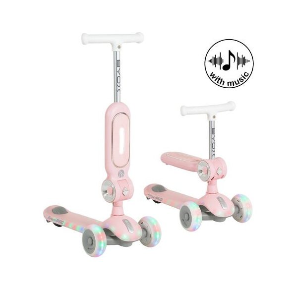 STREETPRO roller 2in1 üléssel PINK