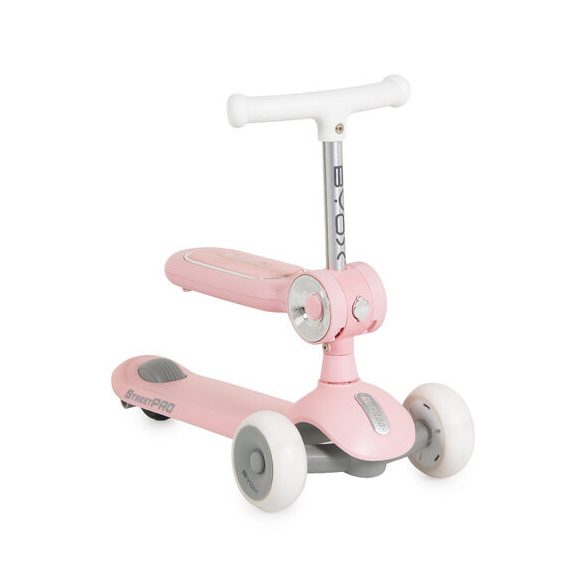 STREETPRO roller 2in1 üléssel PINK