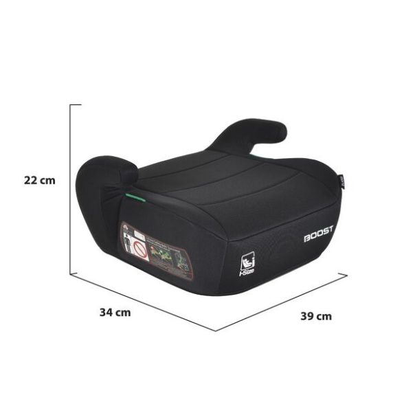 BOOST Prémium autós ülésmagasító 125-150cm FEKETE