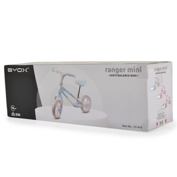 MINI RANGER első futóbicikli 8" RÓZSASZÍN