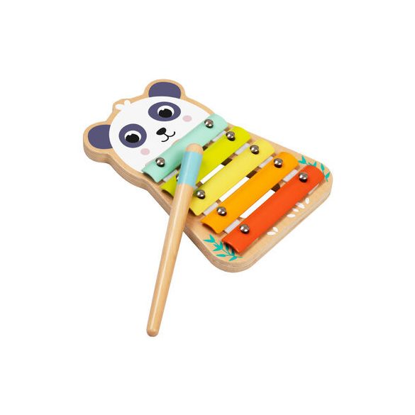 Fajáték xilofon színes PANDA