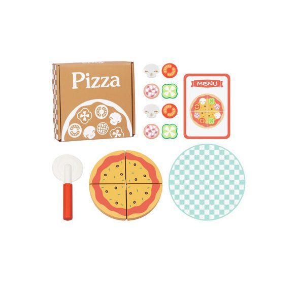 Fajáték pizza szett feltétekkel