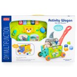 MONI activity wagon húzható kocsi ZÖLD