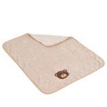 TAKARÓ Honey Bear macifejjel 90x75cm BÉZS