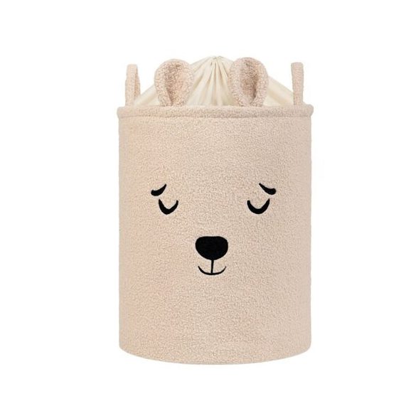 NORI prémium játéktároló kosár XL méret 35x45cm BÉZS