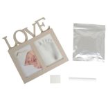 MOULD LOVE kéz- láblenyomat készítő képkerettel