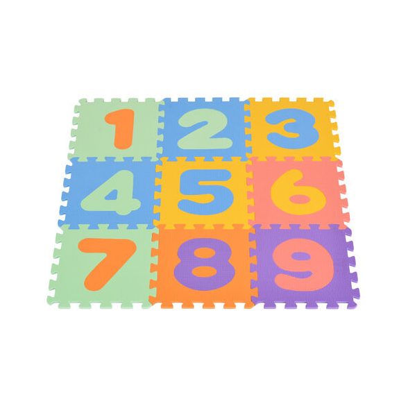 HABTAPI 9 db-os puzzle SZÍNES/SZÁMOK
