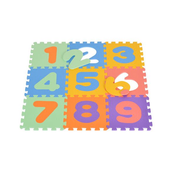 HABTAPI 9 db-os puzzle SZÍNES/SZÁMOK
