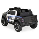 BO RAM MAMMOTH elektromos rendőrautó hangos bemondóval 107cm 2 motoros FEKETE