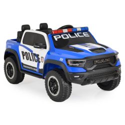   BO RAM MAMMOTH elektromos rendőrautó hangos bemondóval 107cm 2 motoros KÉK