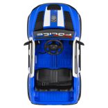 BO RAM MAMMOTH elektromos rendőrautó hangos bemondóval 107cm 2 motoros KÉK