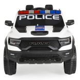 BO RAM MAMMOTH elektromos rendőrautó hangos bemondóval 107cm 2 motoros FEHÉR