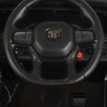 BO RAM MAMMOTH elektromos rendőrautó hangos bemondóval 107cm 2 motoros FEHÉR