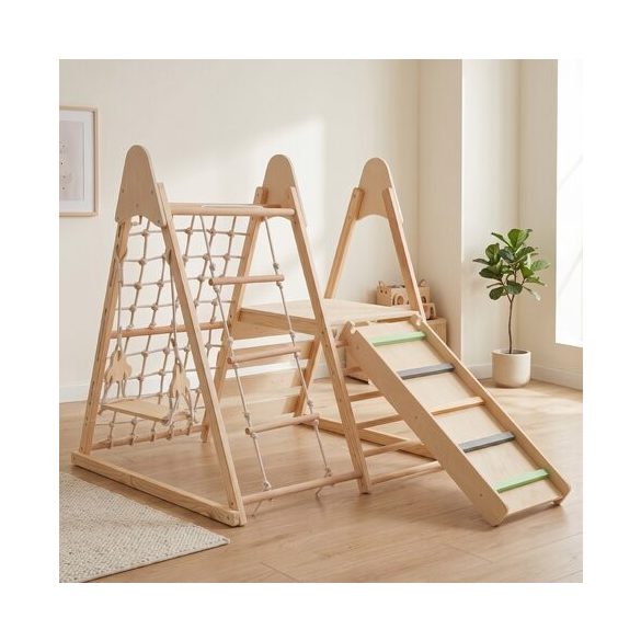MONTESSORI fa mászóka hintával Little Gym