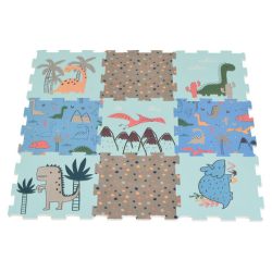 HABTAPI 9 db-os puzzle KÉK/DINO VILÁG