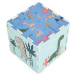 HABTAPI 9 db-os puzzle KÉK/DINO VILÁG