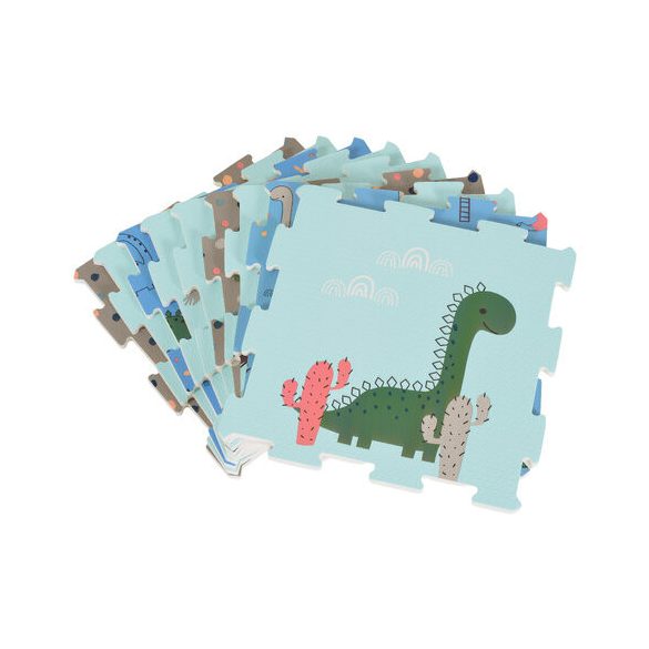 HABTAPI 9 db-os puzzle KÉK/DINO VILÁG