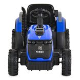 BO TERRON traktor 4 kerekű trélerrel 12V két motoros KÉK