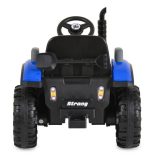 BO TERRON traktor 4 kerekű trélerrel 12V két motoros KÉK