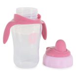 CUP csőrös itatópohár kiömlés mentes 270ml PINK