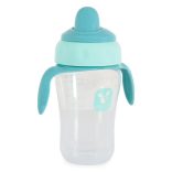 CUP csőrös itatópohár kiömlés mentes 270ml KÉK