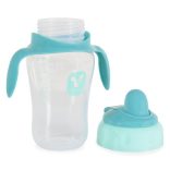 CUP csőrös itatópohár kiömlés mentes 270ml KÉK